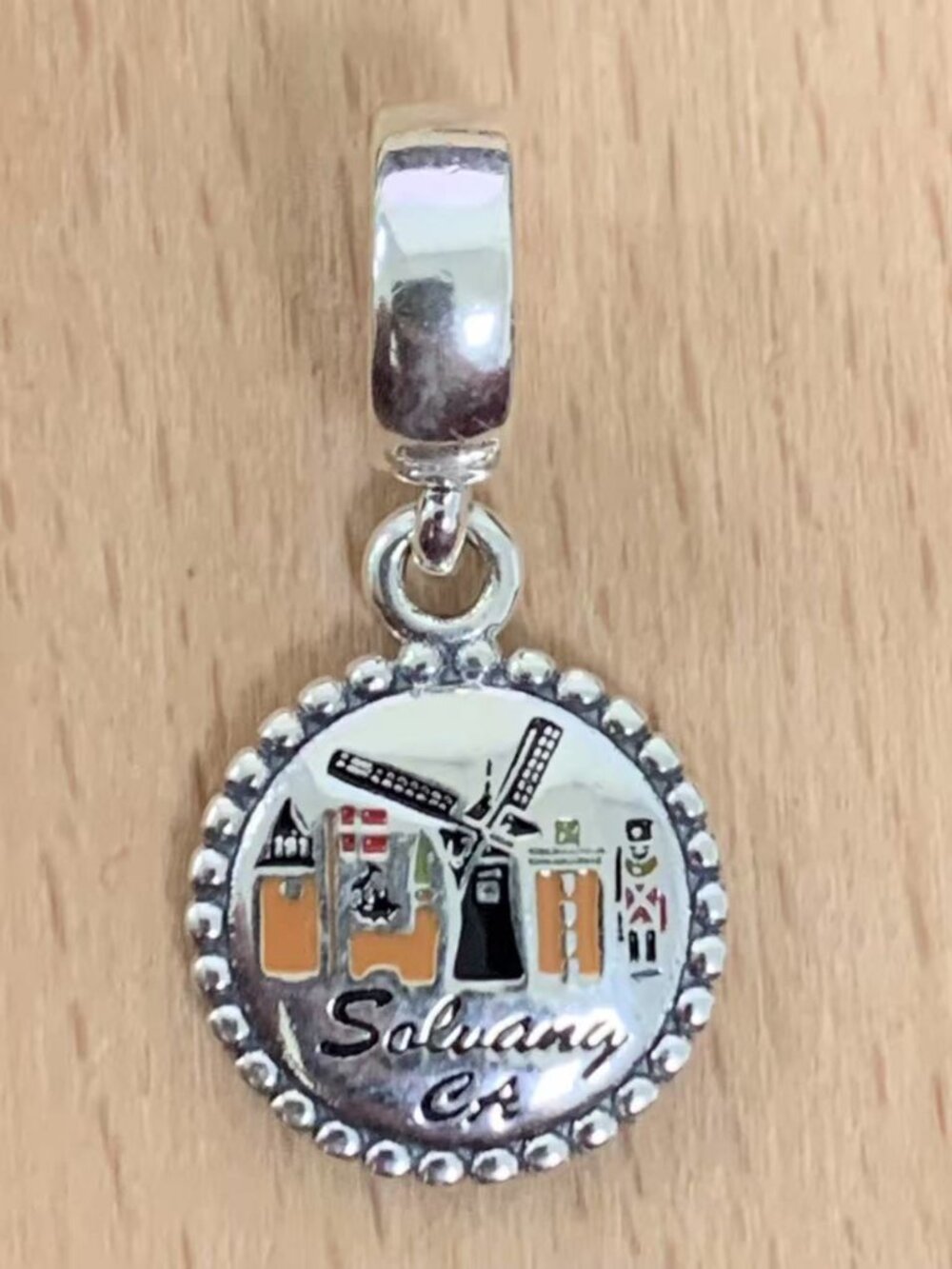 Pandora Solvang CA Exclusive Charm, S925 Silver Jewelry Bracelets